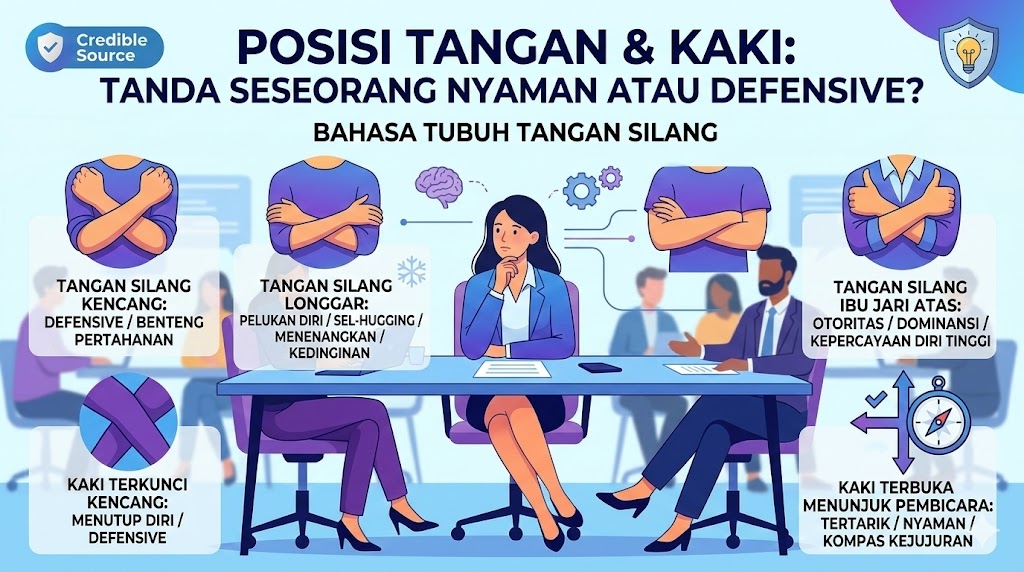 Tanda Bahasa Tubuh Tangan Silang: Nyaman atau Defensif?