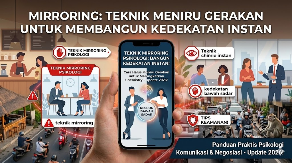 Teknik Mirroring Psikologi: Cara Ampuh Bangun Chemistry Instan