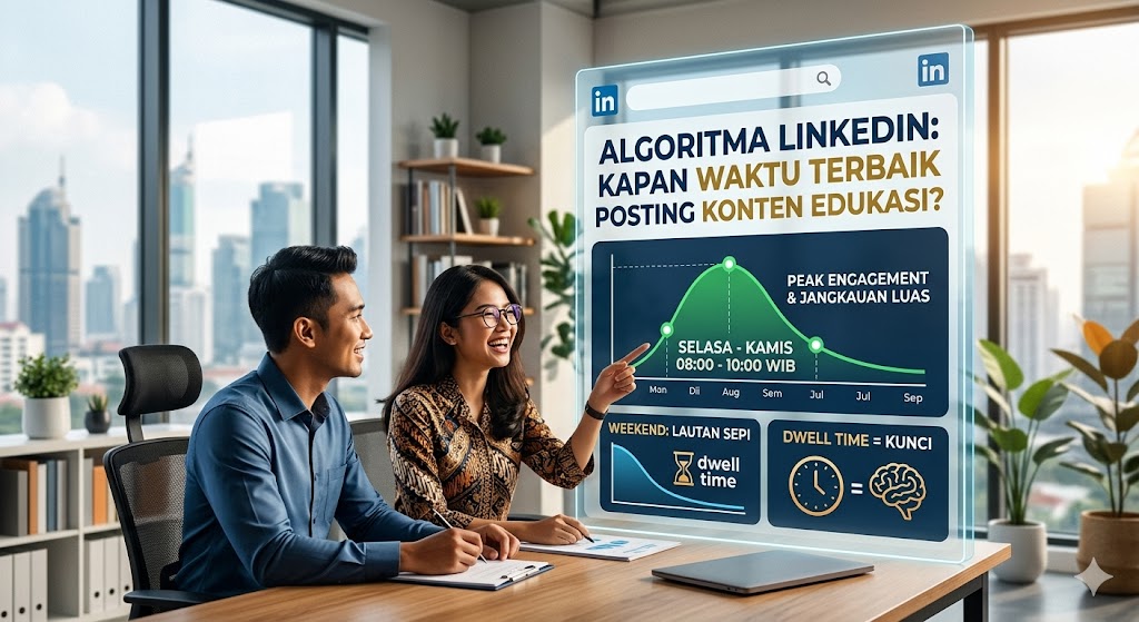 Algoritma LinkedIn: Kapan Waktu Terbaik Posting Edukasi?