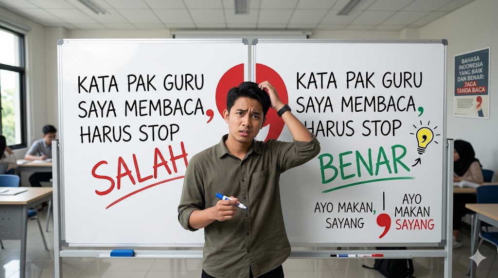 Tanda Baca Koma (,): Letak Salah Bisa Mengubah Makna!